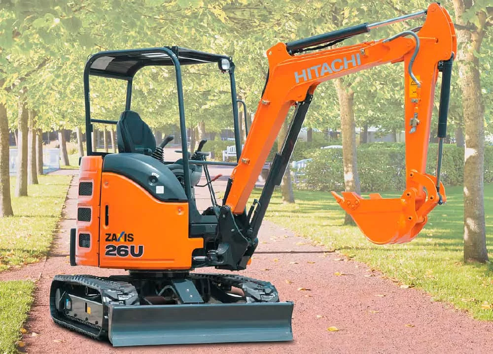 Аренда Мини-экскаватора Hitachi ZX26U-5A