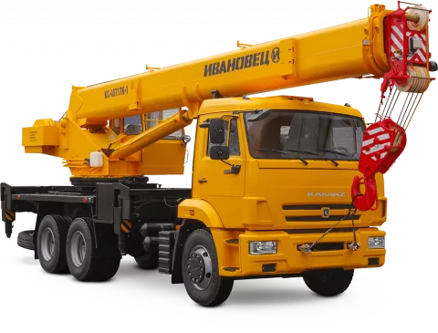 Автокран 25 т 21 м Ивановец КС 45717К-1 ОВОИД