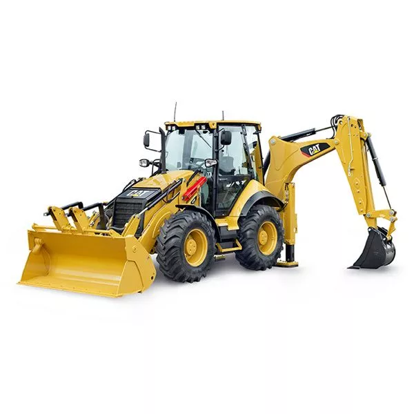 Экскаватор-погрузчик Caterpillar 428F2 с гидромолотом