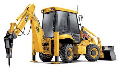 Экскаватор-погрузчик JCB 3CX с гидромолотом