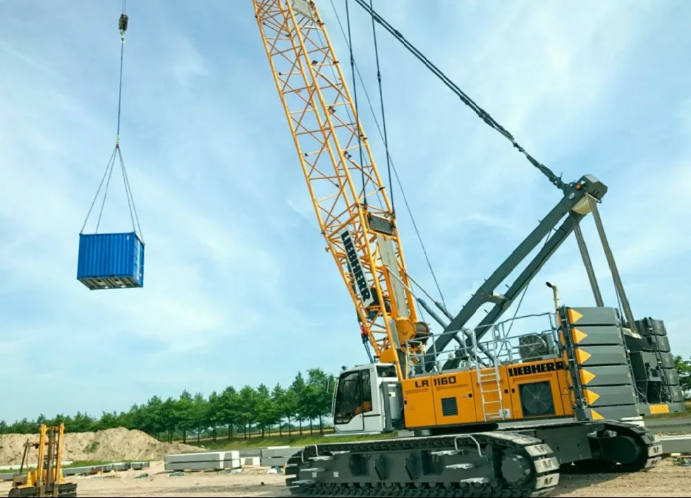 Гусеничный кран 160 т Liebherr LTR 1160