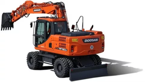 Колесный экскаватор DOOSAN DX160W