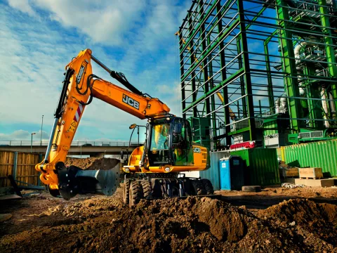 Колесный экскаватор JCB JS 200W