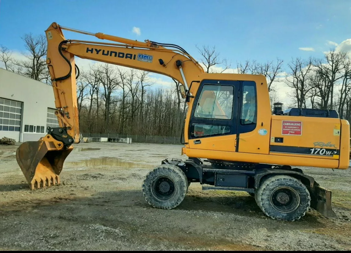 Колёсный экскаватор Hyundai R170W-7