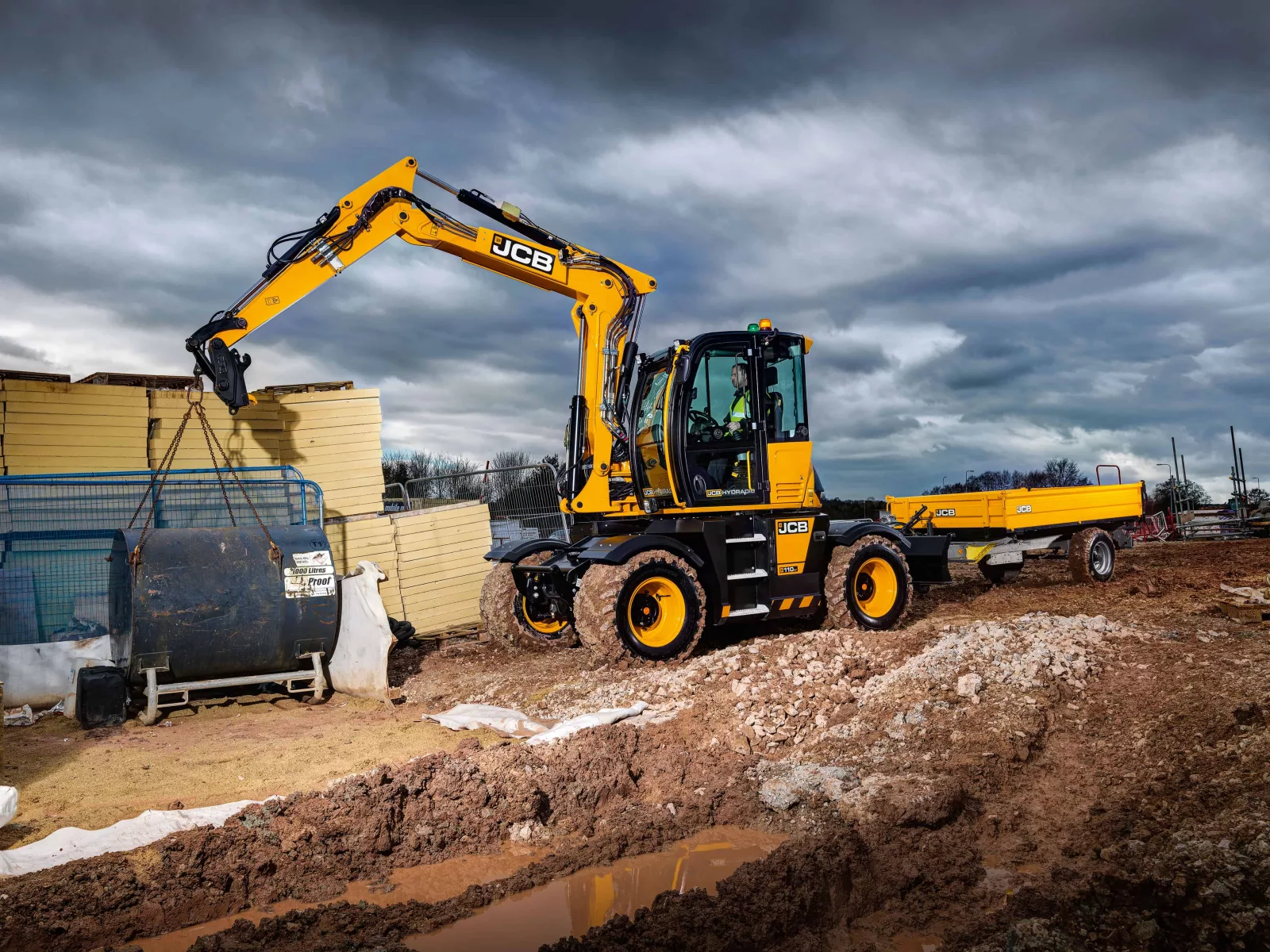 Колёсный экскаватор JCB Hydradig 110W