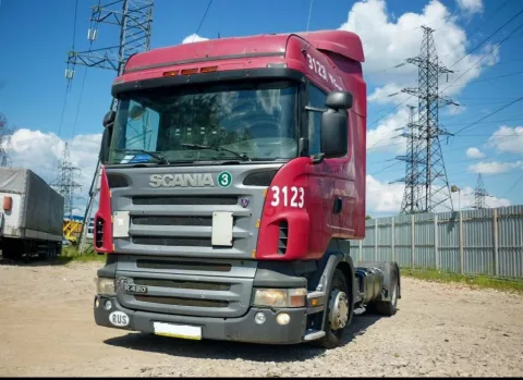 Трал 54 т на тягаче Scania R420